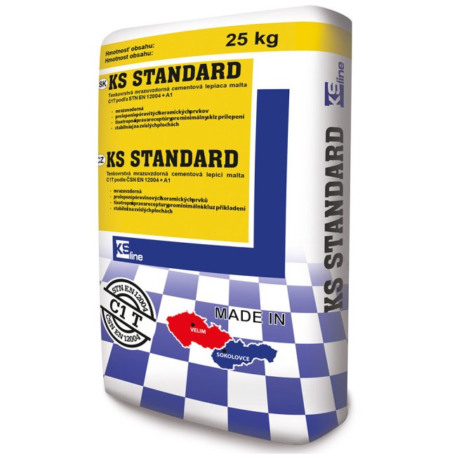 KS Line KS STANDARD - C1T - Lepidlo na obklady a dlažbu 25kg