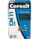 CERESIT CM 11 PLUS Comfort Gres - Tenkovrstvové lepidlo na lepenie obkladov a dlažby s nízkou nasiakavosťou (gresových) na stabilných podkladoch 25kg
